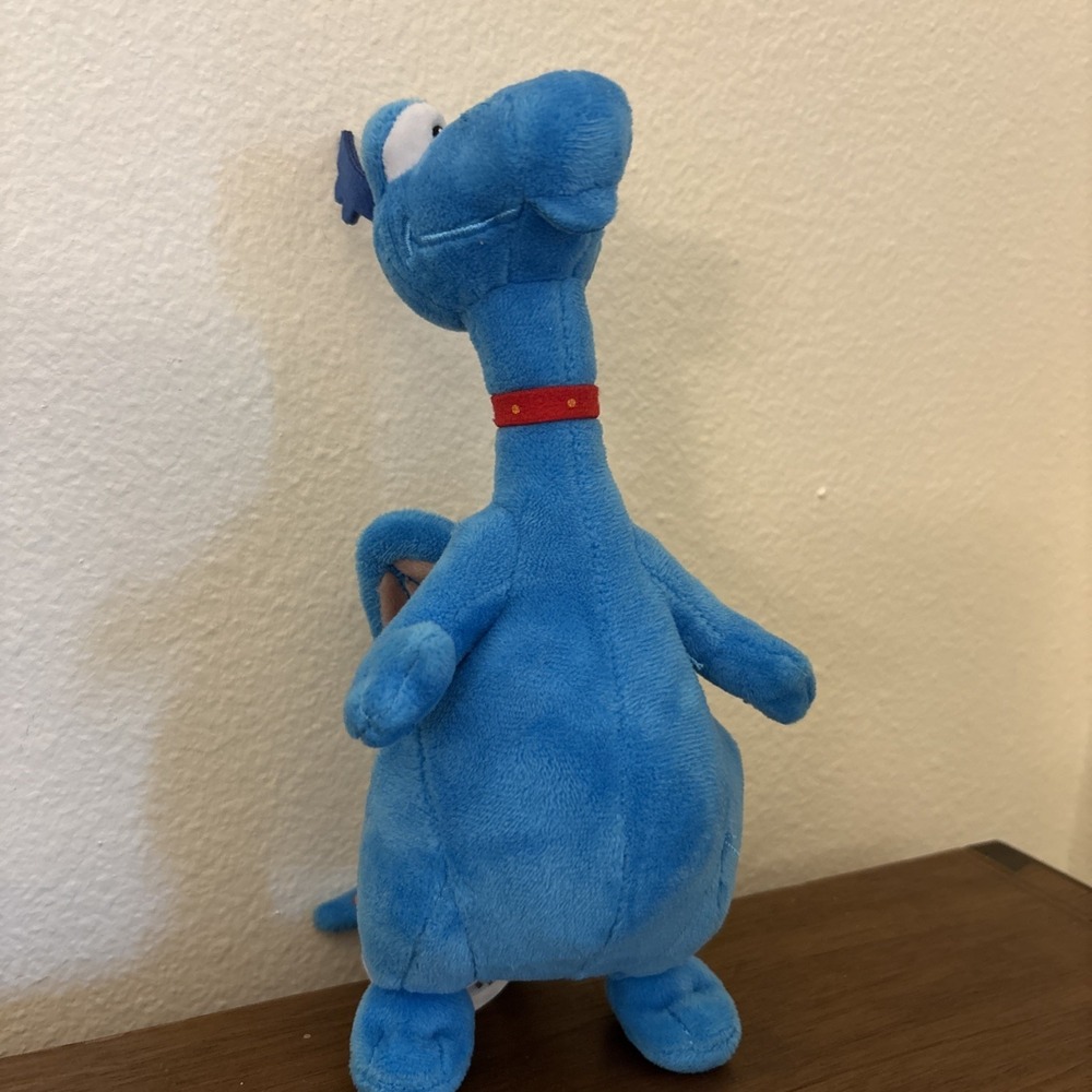 DISNEY STORE Doc McStuffins Plush Blue DRAGON 8.5" Stuffed Animal Toy